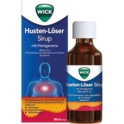 WICK Husten-Löser Sirup mit Honigaroma